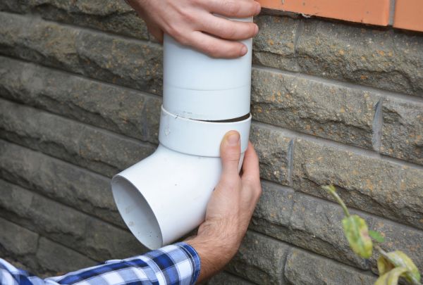 Drainage Downspout Repair in Elmhurst